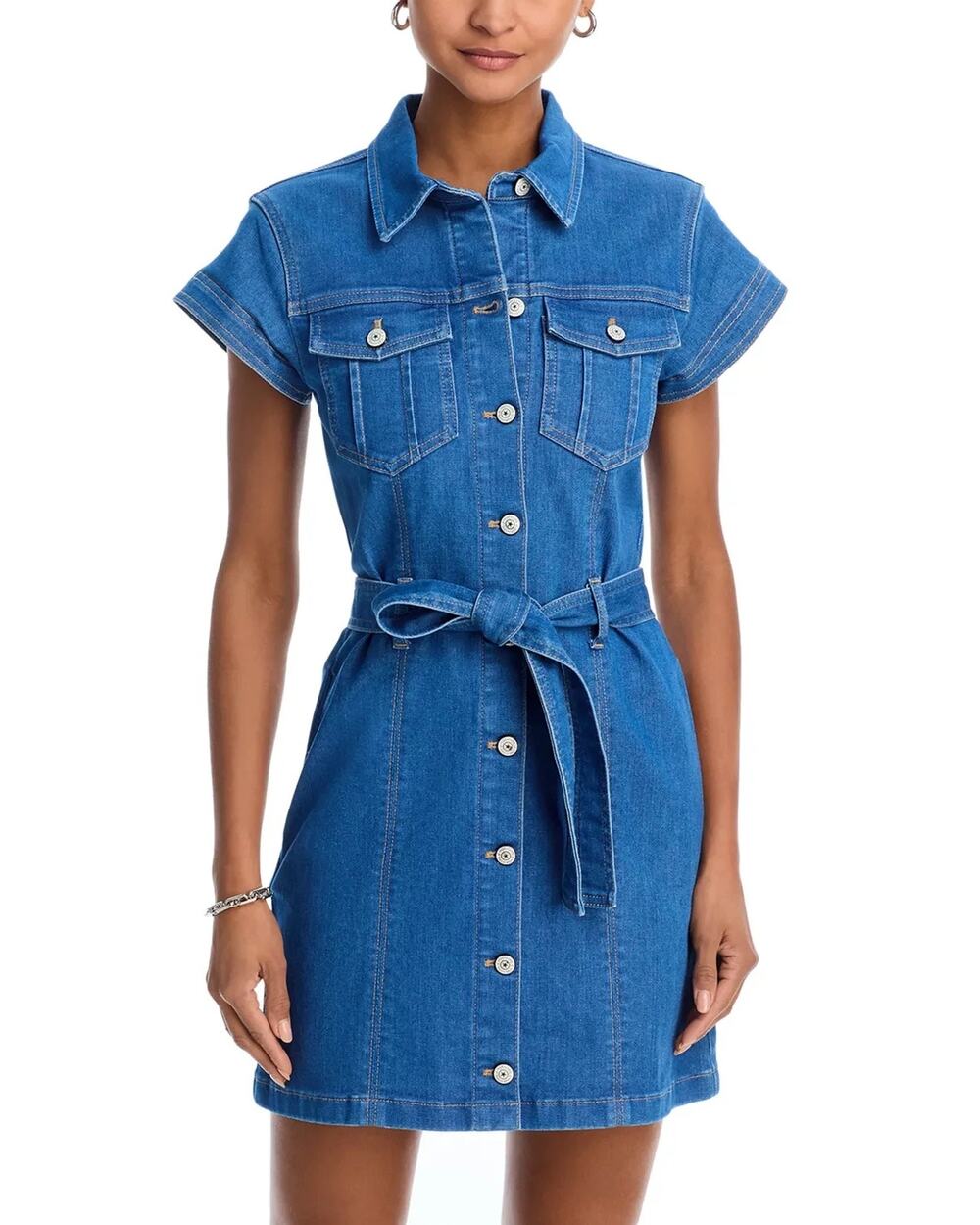 Cinq a Sept Tia Denim Mini Dress size 6